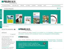 Tablet Screenshot of feldhausverlag.de